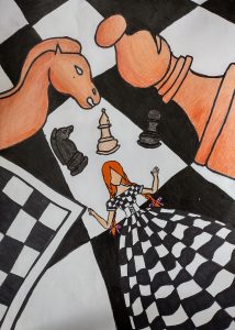 praca plastyczna na temat szachów