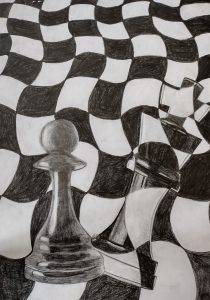 praca plastyczna na temat szachów
