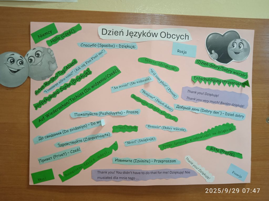 Plakat dotyczący Kodeksu Dobrych Słów