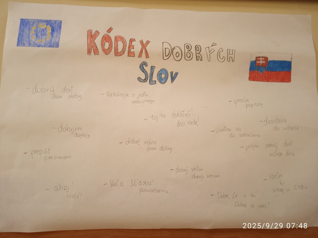 Plakat dotyczący Kodeksu Dobrych Słów