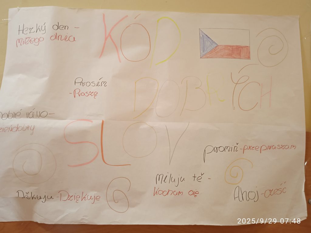 Plakat dotyczący Kodeksu Dobrych Słów