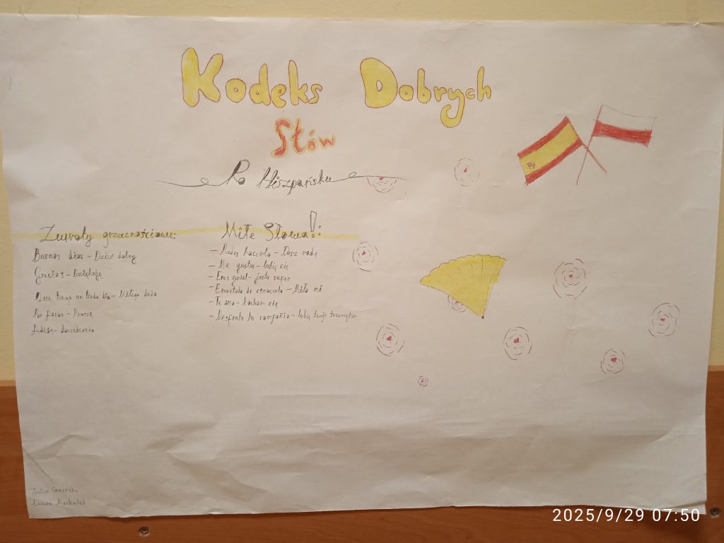 Plakat dotyczący Kodeksu Dobrych Słów