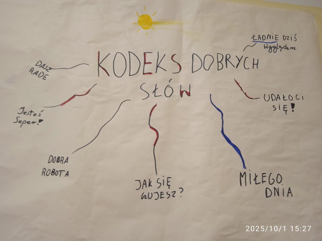 Plakat dotyczący Kodeksu Dobrych Słów